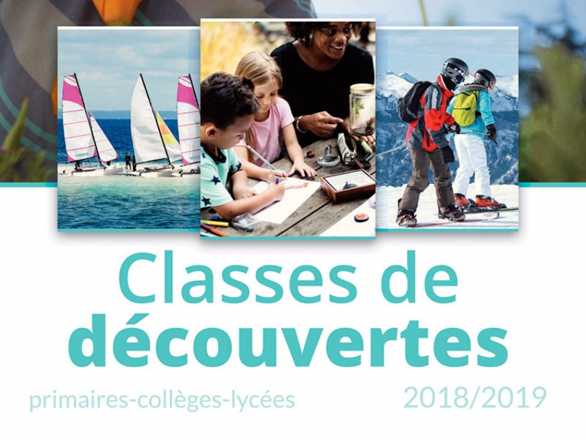La brochure Classes de découvertes 2018-2019 est disponible !