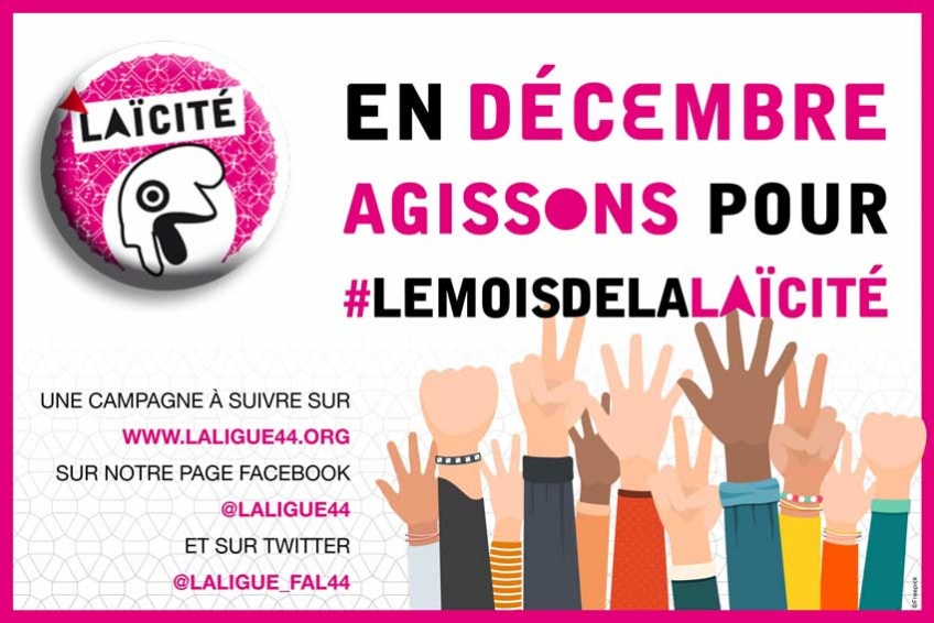Laïcité : la campagne annuelle est lancée ! Laïcité : la campagne annuelle est lancée !