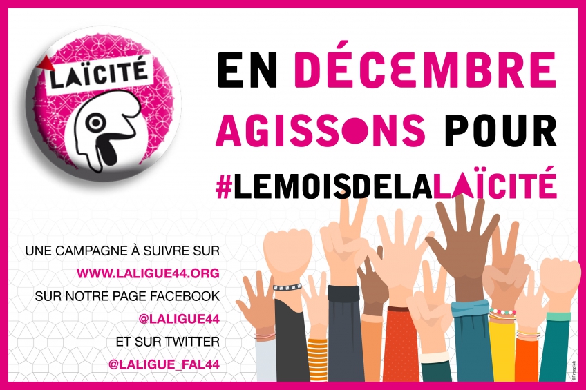 En décembre, agissons pour #LeMoisdelaLaïcité