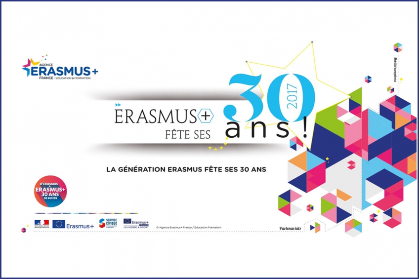 Erasmus : 30 ans au service de la mobilité des jeunes éuropéen.ne.s